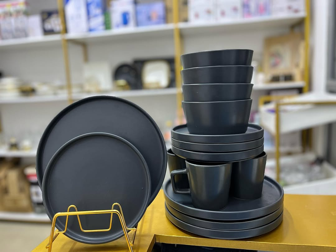 🍽️ 24-Piece Irish Dinner Set – Elegant Ceramic Plates, Bowls & Cups | Premium Quality Tableware for 6 People – Perfect for Dining, Gifting & Everyday Use 💎