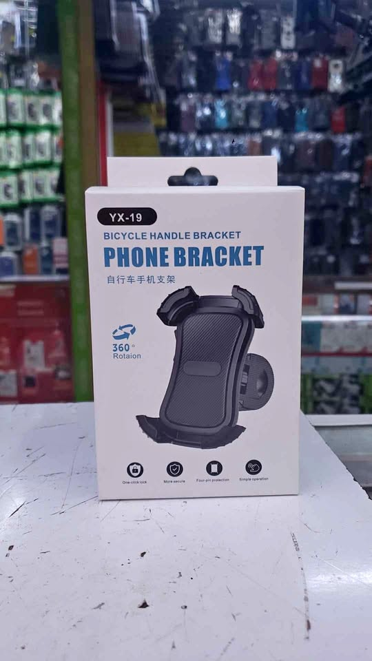 📱 🚴 Universal Motorbike & Bicycle Phone Holder | 360° Rotation & Secure Grip 🏍️