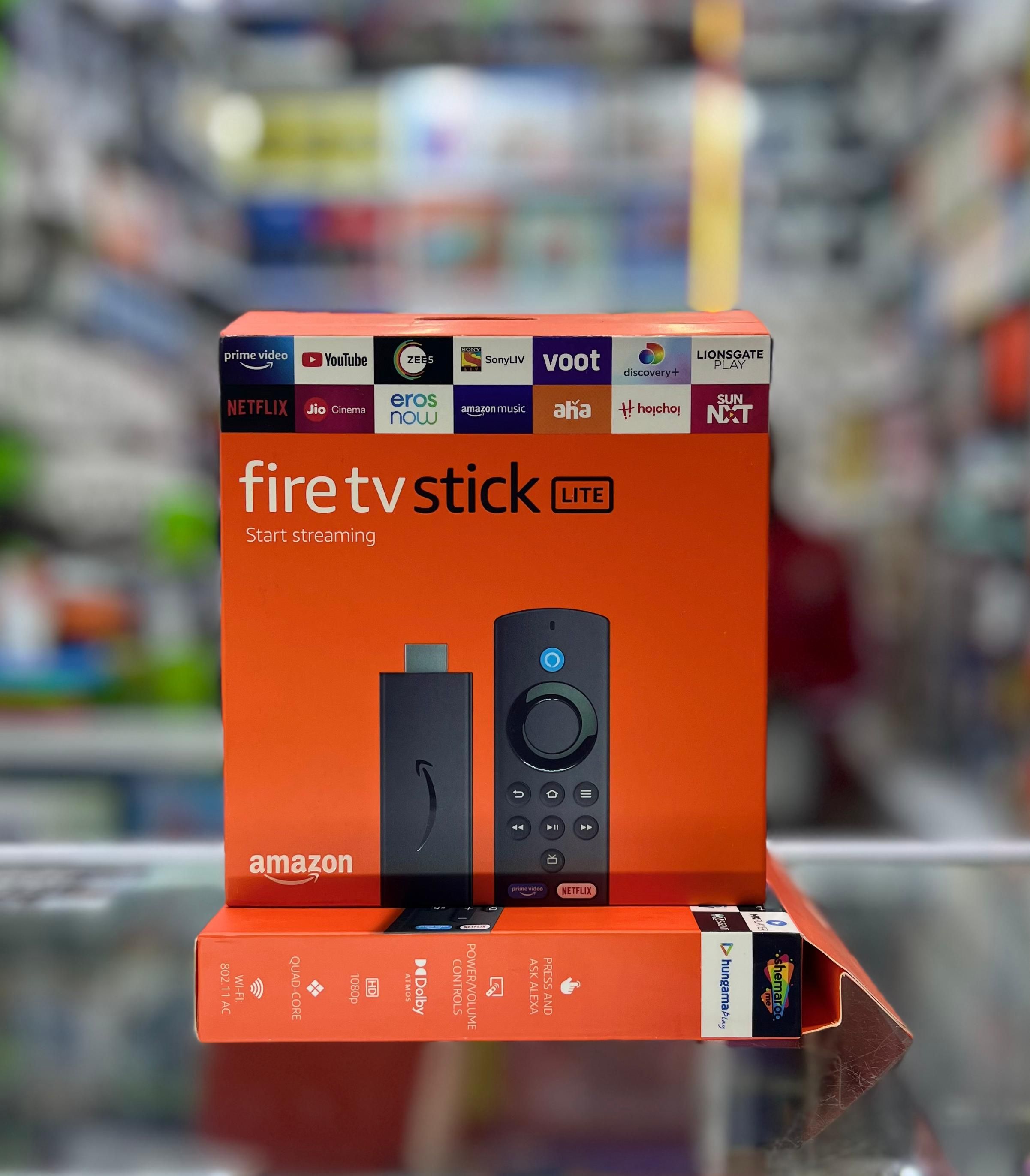📺 Amazon Fire TV Stick Lite & Fire TV Stick 4K | HD & 4K Streaming Media Player with Alexa Voice Remote, Apps, Movies, Music – Compact, Easy Setup, Portable 🎬🎤