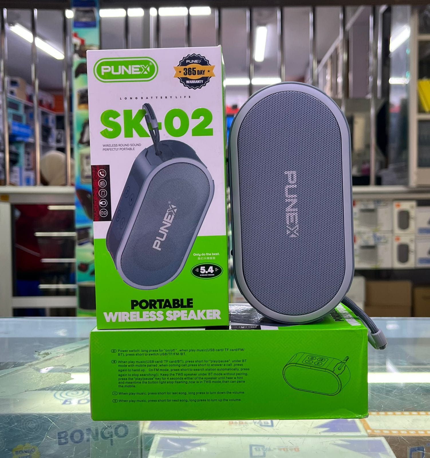🔊 Punex Bluetooth Speaker | Portable Wireless Speaker with USB Flash Drive & Memory Card Slot – Clear Sound, Deep Bass, FM Radio, Long Battery Life 🎶🔋