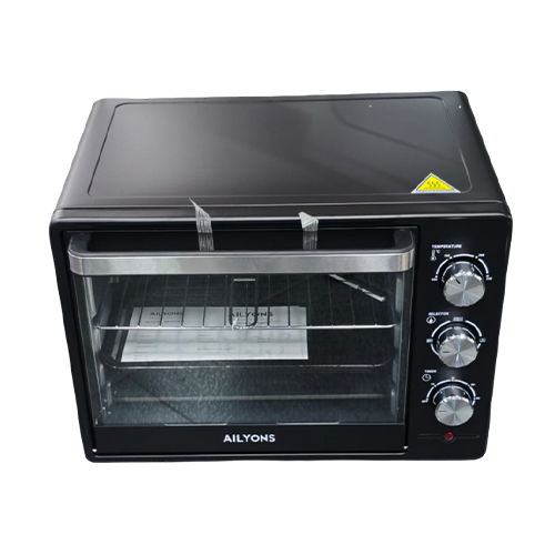Ailyons Electric Oven – 20L or 40L – Bake, Toast, Grill & Roast – Adjustable Temperature – Multiple Heat Settings – Glass Door – Durable Design – 1300W/1800W – Black – AO-20 / AO-40