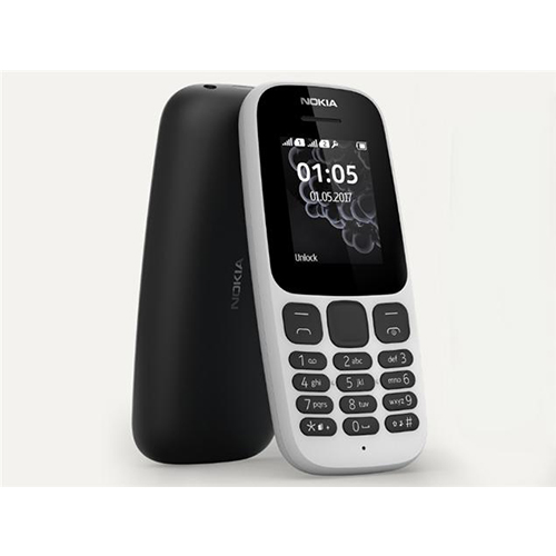 Nokia 105 Dual SIM – Compact & Lightweight – 1.8" Bright Display – Long Lasting Battery – FM Radio – Torch Light – Durable Keypad – Reliable 2G GSM Feature Phone – Everyday Backup Mobile