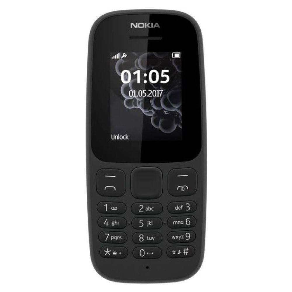 Nokia 105 Dual SIM – Compact & Lightweight – 1.8" Bright Display – Long Lasting Battery – FM Radio – Torch Light – Durable Keypad – Reliable 2G GSM Feature Phone – Everyday Backup Mobile