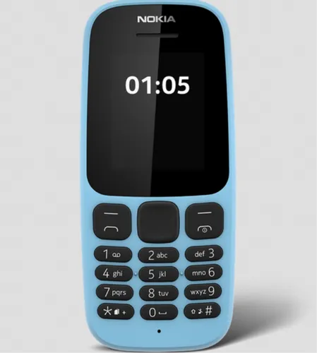 Nokia 105 Dual SIM – Compact & Lightweight – 1.8" Bright Display – Long Lasting Battery – FM Radio – Torch Light – Durable Keypad – Reliable 2G GSM Feature Phone – Everyday Backup Mobile