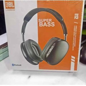 i12 TWS Bluetooth Wireless Earbuds Headphones JBL Style with Touch Control, High Quality Stereo Sound, Long Battery Life, Charging Case, Noise Reduction