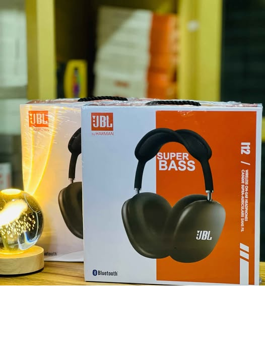 i12 TWS Bluetooth Wireless Earbuds Headphones JBL Style with Touch Control, High Quality Stereo Sound, Long Battery Life, Charging Case, Noise Reduction