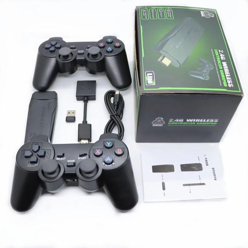 🎮 Wireless Gaming Stick 2.4GHz Dual Gamepad Console Plug & Play Retro Video Game Controller with Built-in Games for TV & PC Entertainment 🕹️🔥