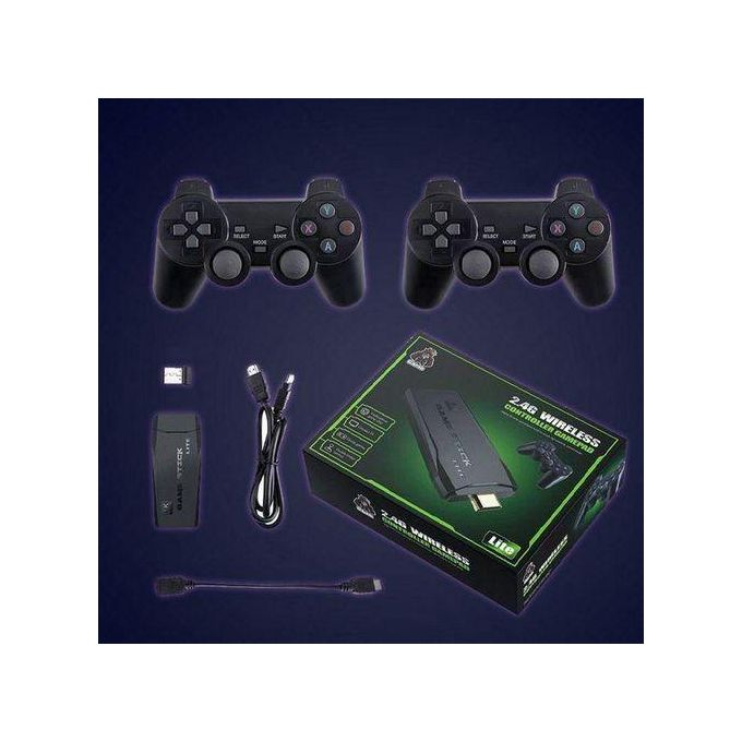 🎮 Wireless Gaming Stick 2.4GHz Dual Gamepad Console Plug & Play Retro Video Game Controller with Built-in Games for TV & PC Entertainment 🕹️🔥
