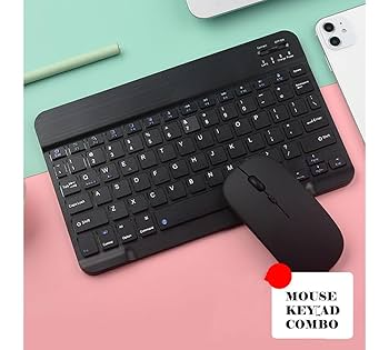 ⌨️🖱️ Bluetooth Wireless Keyboard & Mouse Combo – Slim, Silent & Rechargeable. Silent keys, rechargeable battery, and universal compatibility with phones, tablets & PCs