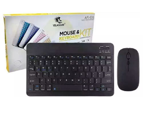 ⌨️🖱️ Bluetooth Wireless Keyboard & Mouse Combo – Slim, Silent & Rechargeable. Silent keys, rechargeable battery, and universal compatibility with phones, tablets & PCs