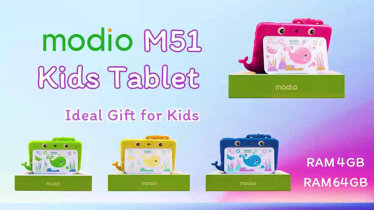 📱 Modio M51 Tablet – WiFi Only, 7" Display, 4GB RAM + 128GB Storage | Keyboard & Mouse Bundle 📱⌨️🖱️