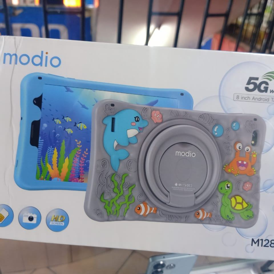 📱 Modio M128 8 Inch Tablet – 6GB RAM + 256GB ROM – Dual SIM 4G + WiFi – Android Tablet for Kids, Students, Business, Learning, Gaming, Entertainment, Big Battery | Keyboard & Mouse Bundle 📱⌨️🖱️