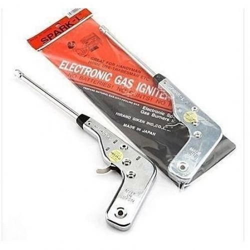 GAS LIGHTER ORIGINAL Electric Igniter Spark Gas Lighter for Kitchen Stove Steel - Electronic Stove Lighter / Spark Lighter 30,000 Shots - Kitchen Gas Stove Lighter, Stainless Steel, No Batteries
