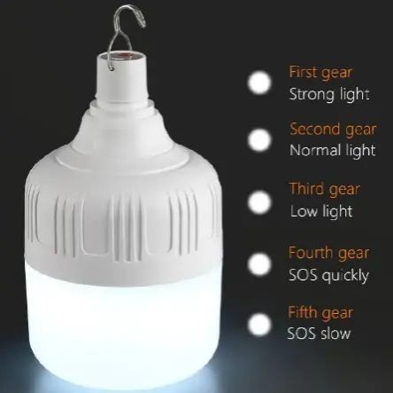 Chargeable reading lights + free charging cable Outdoor USB Rechargeable LED Lamp Bulbs Emergency Light 20W 30W 40W 50W  Portable Hook Up Camping Lights Home Decor Night Light + free charging cable
