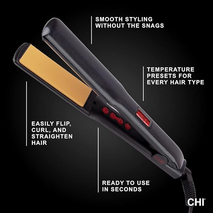 Nunix SY6505 Professional Hair Straightener Flat Iron Styler, Nunix 6505 Professional Hair Straightener Flat Iron - Power: 40W-59W