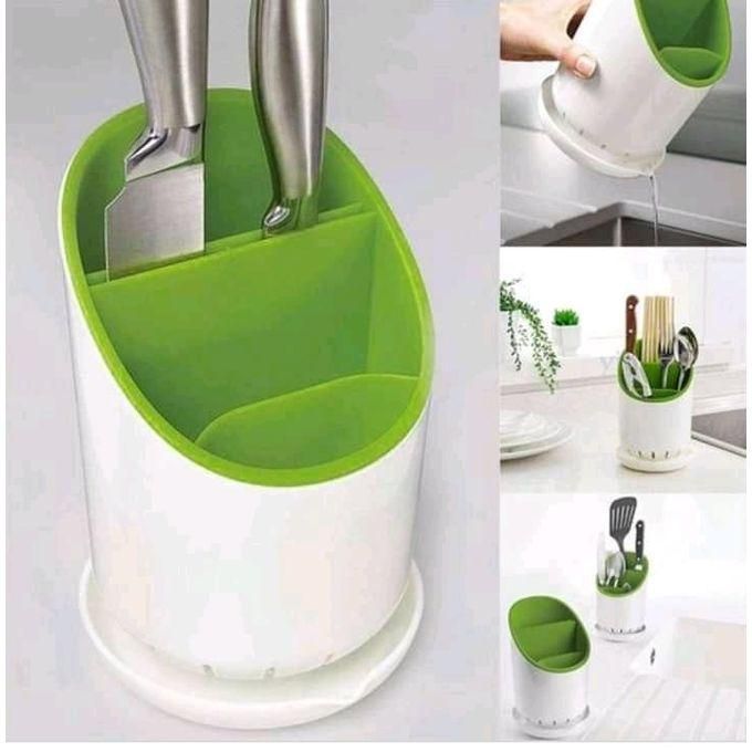 Kitchen Collection Cutlery drainer and organizer with safe knife slot, its used for draining water from all cutleries and spoons; Its very safe organizer
