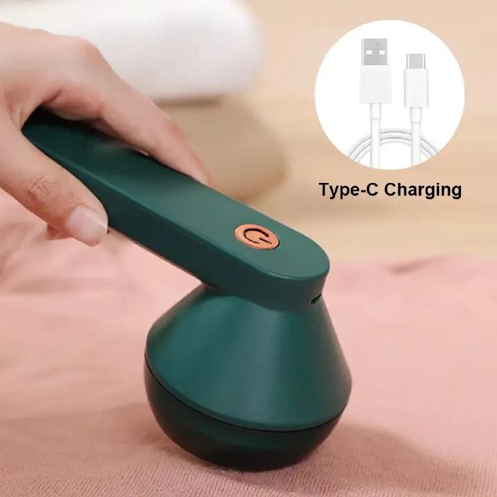 Lint Removal Fabric Shaver USB Rechargeable Lint Remover Electric Lint Shaver for Clothes Furniture Green Lint Remover Clothes Shaver Electric Lint Shaver