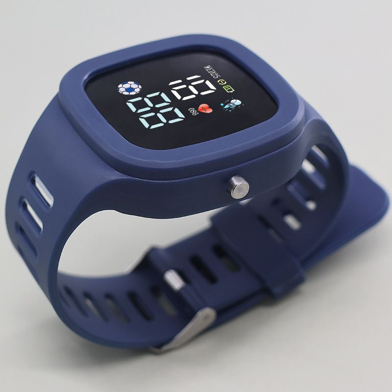 2025 Boys & Girls Sports Electronic Watch School Students Digital, Children Big Screen Square LED Student Wrist Watches
