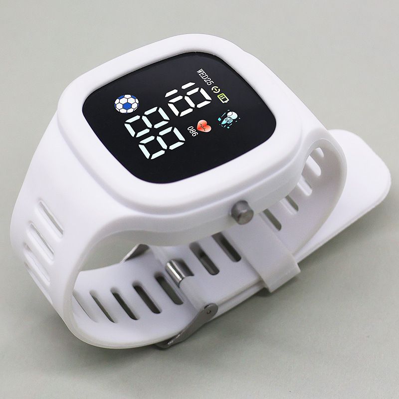2025 Boys & Girls Sports Electronic Watch School Students Digital, Children Big Screen Square LED Student Wrist Watches
