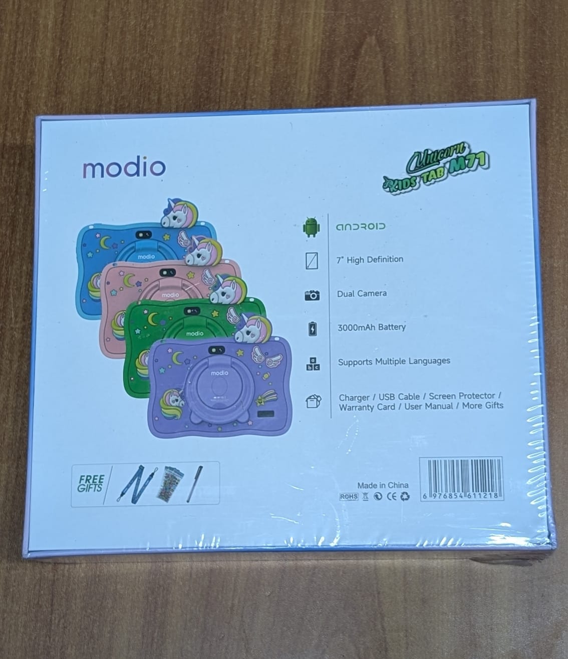 MODIO M71  KIDS TABLETS 6GB RAM 128GB SSD WITH WIFI CONECTIVITY