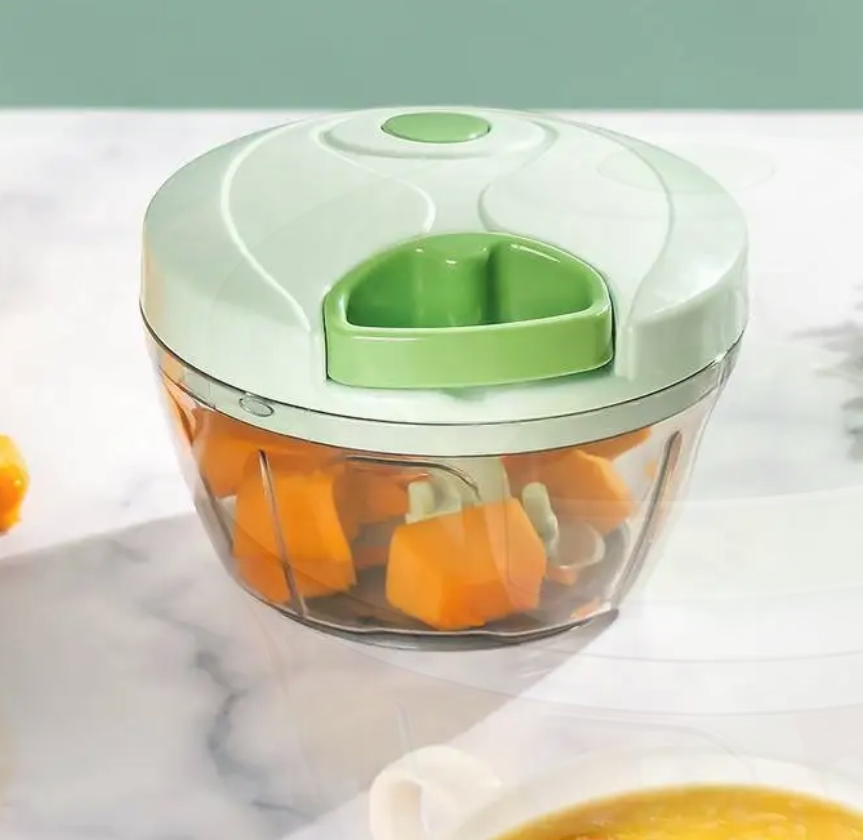 Mini Hand Pull String Food Meat Vegetable Cutter Slicer Manual Food Chopper. Spin Cutter Chopper. This Easy Spin Cutter Can Do The Whole Chopping Or Cutting Work For You Within Seconds