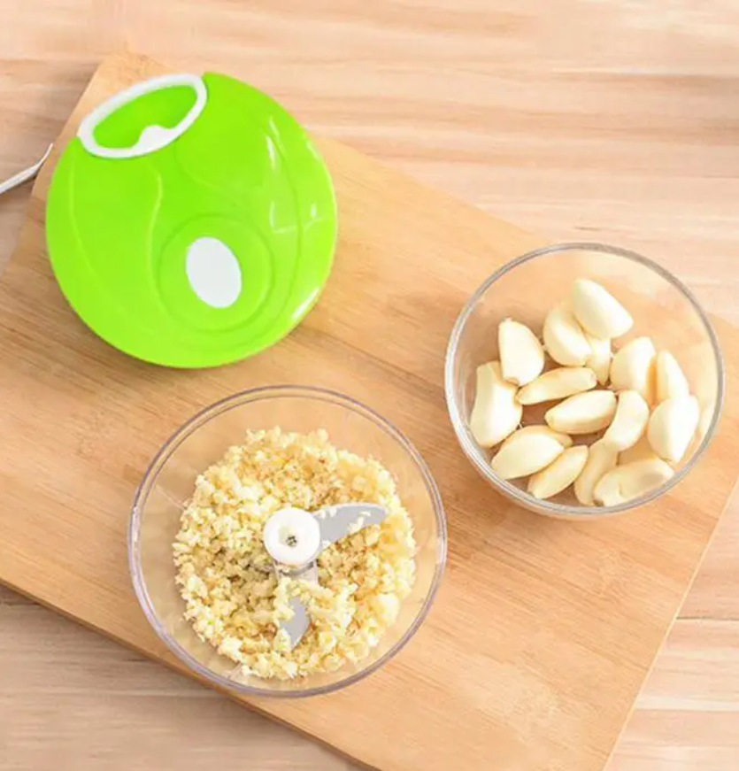 Mini Hand Pull String Food Meat Vegetable Cutter Slicer Manual Food Chopper. Spin Cutter Chopper. This Easy Spin Cutter Can Do The Whole Chopping Or Cutting Work For You Within Seconds