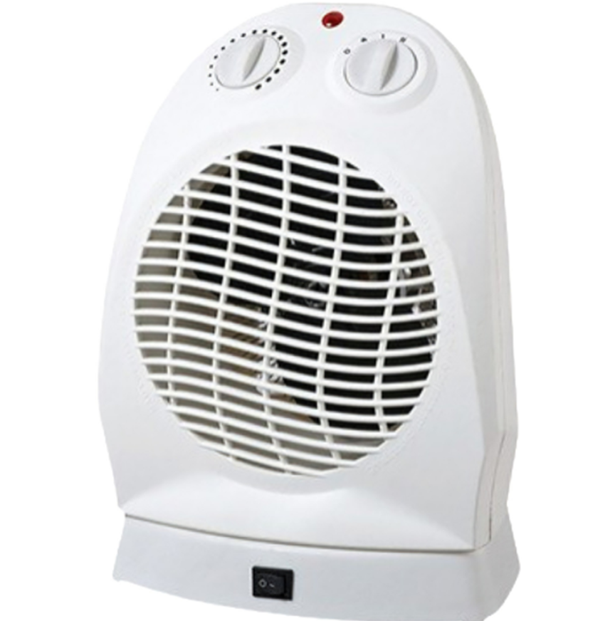 TRONIC 1500W Fan Heater | 2 Heat Settings 750W/1500W | Portable Room Heater | Fast Heating | Auto Safety Cut-Off