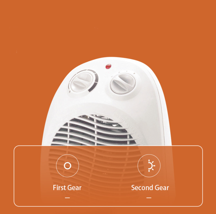 TRONIC 1500W Fan Heater | 2 Heat Settings 750W/1500W | Portable Room Heater | Fast Heating | Auto Safety Cut-Off