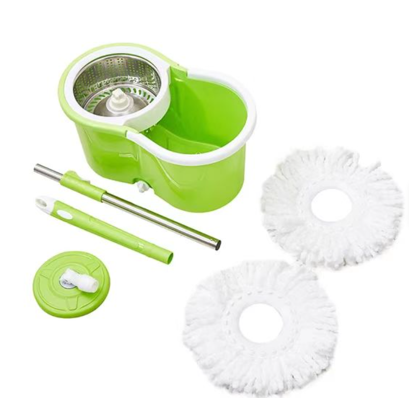 Spin Mop With Bucket Housework Hand Free Floor Cleaning Easy Microfiber Long Telescopic Handle Rotating 360 Spinning Magic Mop