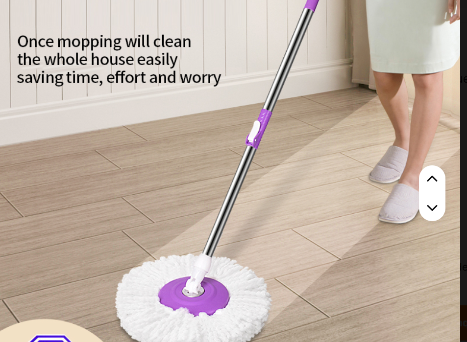 Spin Mop With Bucket Housework Hand Free Floor Cleaning Easy Microfiber Long Telescopic Handle Rotating 360 Spinning Magic Mop