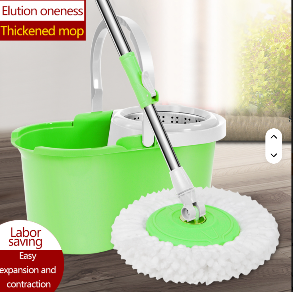 Spin Mop With Bucket Housework Hand Free Floor Cleaning Easy Microfiber Long Telescopic Handle Rotating 360 Spinning Magic Mop