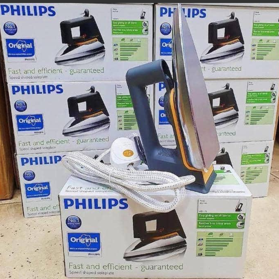 Philips Iron Boxes Professional Home Appliance Standing Clothes Iron Portable Electric Dry Iron Multifunction Automatic Pressing Iron