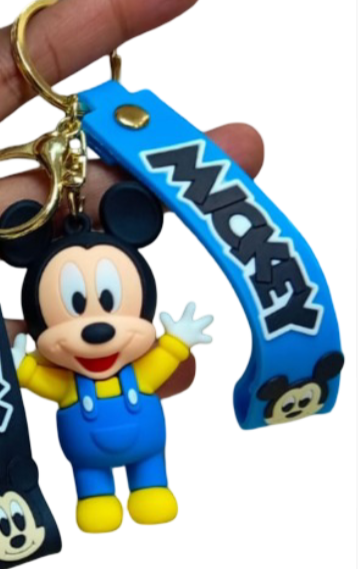 Cartoon 3D PVC Anime Super  Keychains, Cartoon Stitch Keychain / 3D Key Holder For Bags, Car, Gifts & Keys 3D Keyholder