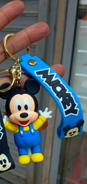 Cartoon 3D PVC Anime Super  Keychains, Cartoon Stitch Keychain / 3D Key Holder For Bags, Car, Gifts & Keys 3D Keyholder