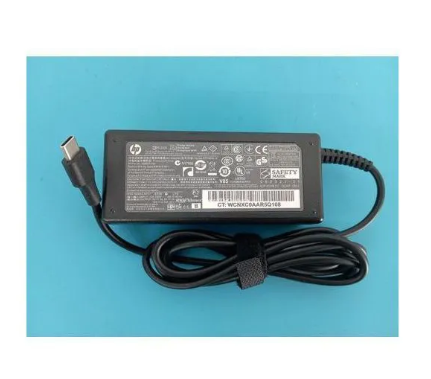HP 65W USB Type-C Laptop Charger | Universal Notebook Power Adapter | PD 3.0 Fast Charge | Safe Overload Protection | UK Plug