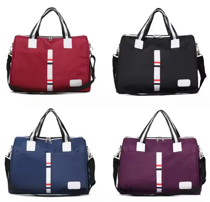 Women Bag Large Capacity Foldable Waterproof Wear Resistant Yoga Luggage Storage Travel Bag Handbag Crossbody for Business Trip , Gym, School Move House