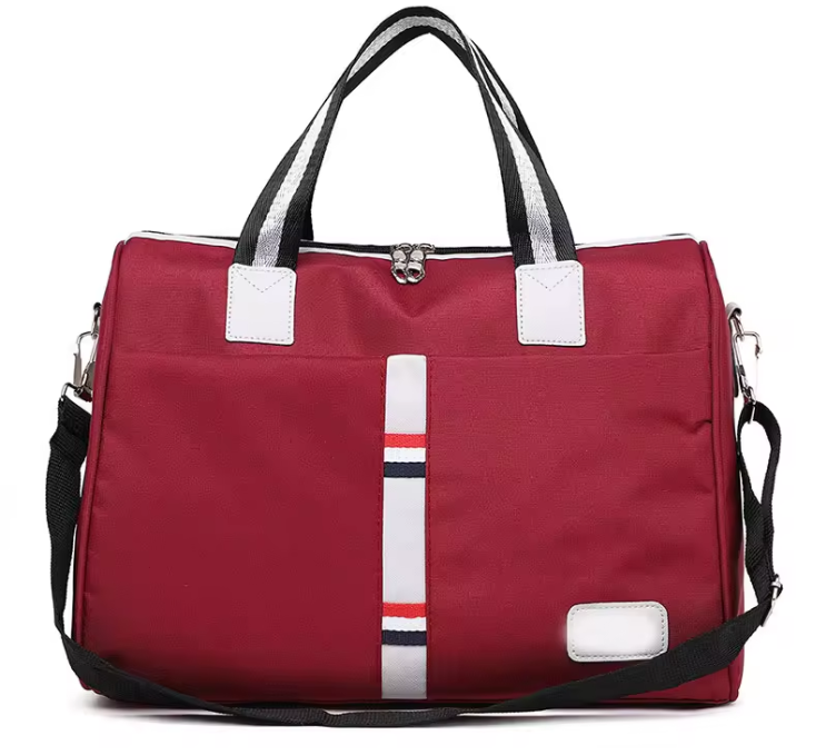 Women Bag Large Capacity Foldable Waterproof Wear Resistant Yoga Luggage Storage Travel Bag Handbag Crossbody for Business Trip , Gym, School Move House