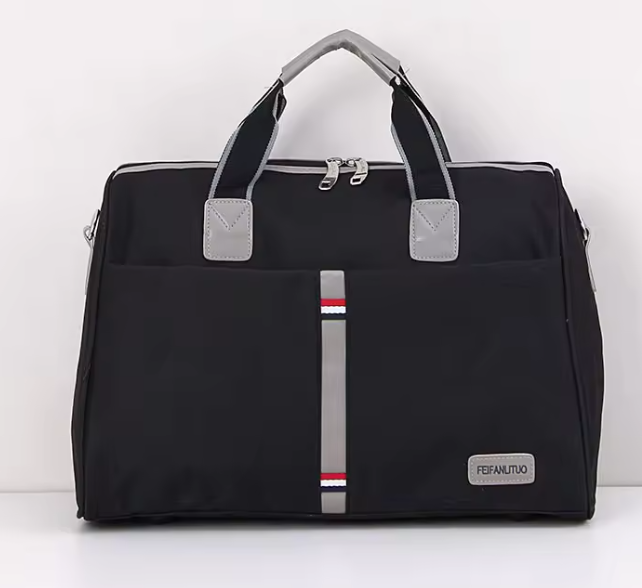 Women Bag Large Capacity Foldable Waterproof Wear Resistant Yoga Luggage Storage Travel Bag Handbag Crossbody for Business Trip , Gym, School Move House