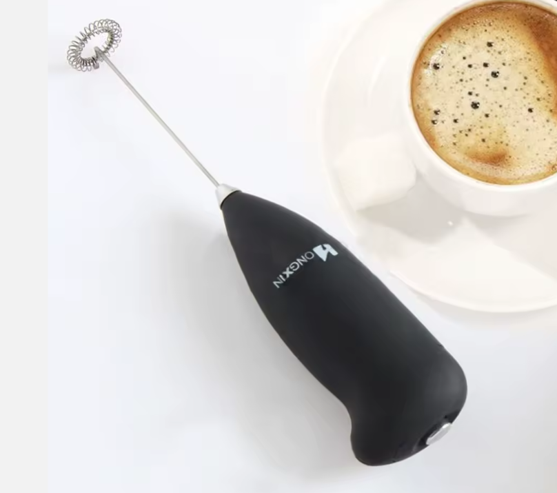 Battery Operated Electric Foam Maker Automatic Handheld Milk Matcha Frother Motor Milk Former for Coffee Latte Cappuccino