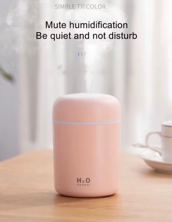 Nordic Humidifier Aromatherapy Humidifier With LED Light Air Freshener | Aromatherapy Diffuser with LED Light & Air Freshener for Home, Office, and Travel