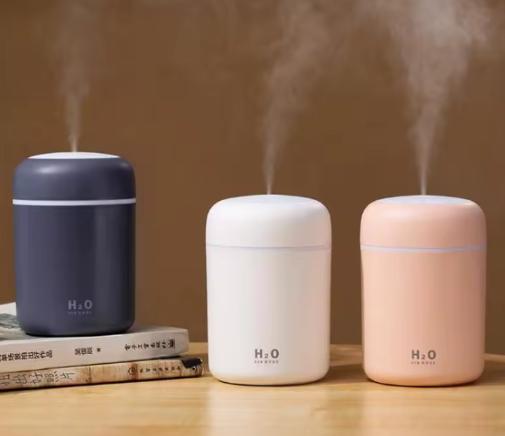 Nordic Humidifier Aromatherapy Humidifier With LED Light Air Freshener | Aromatherapy Diffuser with LED Light & Air Freshener for Home, Office, and Travel