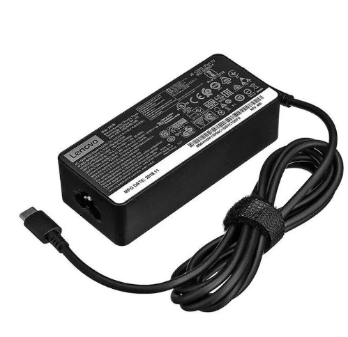 Lenovo 65W USB Type-C Universal Laptop Charger | Fast Charge | For ThinkPad, IdeaPad & USB-C Laptops | Safe Charging