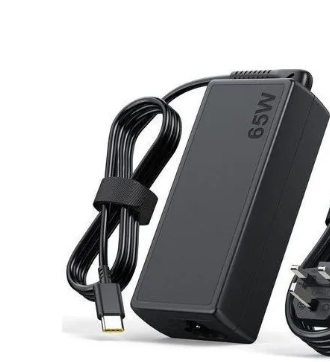 Lenovo 65W USB Type-C Universal Laptop Charger | Fast Charge | For ThinkPad, IdeaPad & USB-C Laptops | Safe Charging