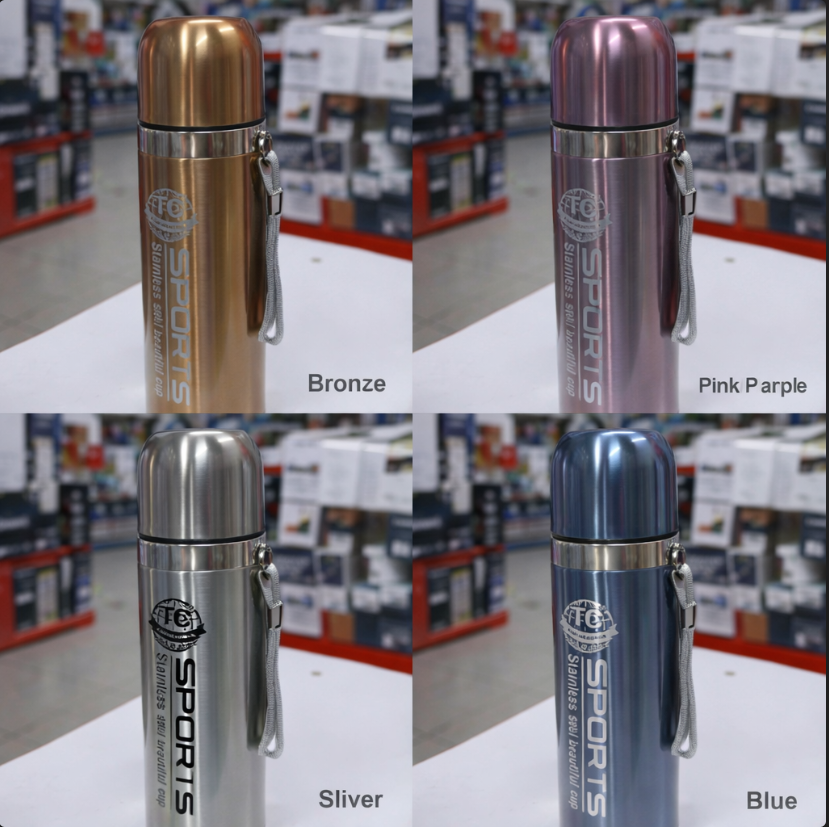 500ml   TC vacuum flask Eco Friendly Drinkware Insulated Water Bottles Stainless Steel Vacuum Flasks Vacuum Cup Thermos