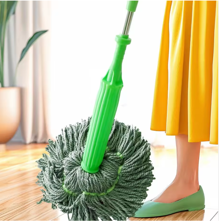 Pocket Wringing Mop Hand Wash-free Self Twist Lazy Mop Upgrade Microfiber Mops Cleaning Floor