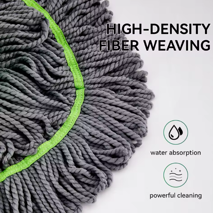 Pocket Wringing Mop Hand Wash-free Self Twist Lazy Mop Upgrade Microfiber Mops Cleaning Floor