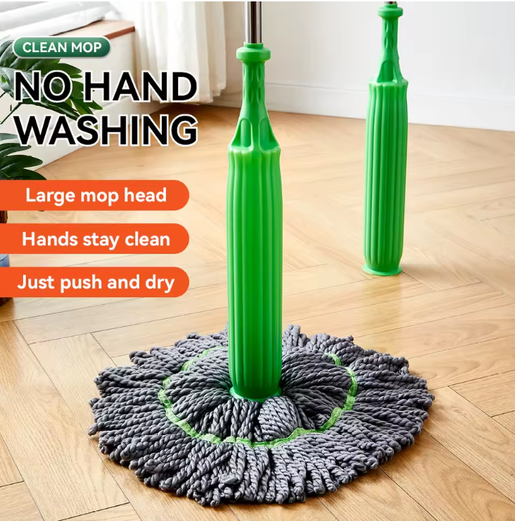 Pocket Wringing Mop Hand Wash-free Self Twist Lazy Mop Upgrade Microfiber Mops Cleaning Floor