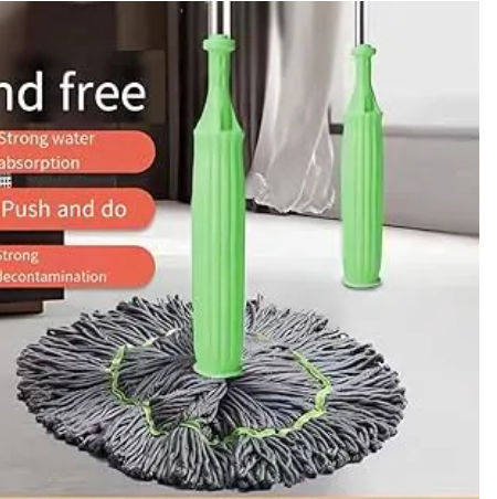 Pocket Wringing Mop Hand Wash-free Self Twist Lazy Mop Upgrade Microfiber Mops Cleaning Floor