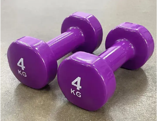 Gym Fitness Training Exercise Vinyl Coated Dipping Dumbbell ONE PIECE. AEROBICS NEOPRENE COATED BONE DUMBELL ONE PIECE -Perfect For Home/oOfice/Gym Workout -RANDOM. For Set Buy Two