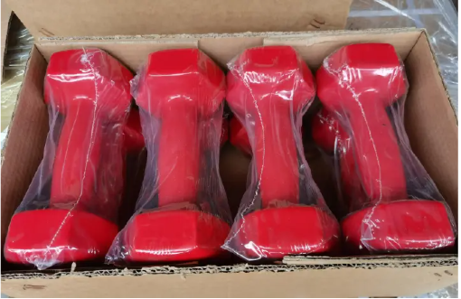 Gym Fitness Training Exercise Vinyl Coated Dipping Dumbbell ONE PIECE. AEROBICS NEOPRENE COATED BONE DUMBELL ONE PIECE -Perfect For Home/oOfice/Gym Workout -RANDOM. For Set Buy Two